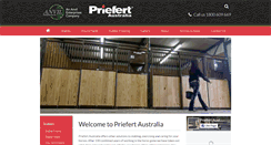 Desktop Screenshot of priefert.com.au